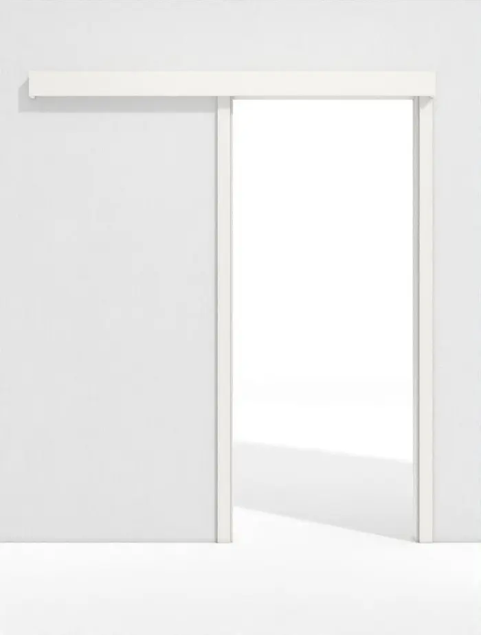 GARANT system drzwi przesuwnych naściennych białe lakierowane 9016