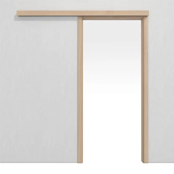 WESTAG system drzwi przesuwnych naścienny dąb Eleganzia Ei 342 PortaLit CPL z ościeżnicą