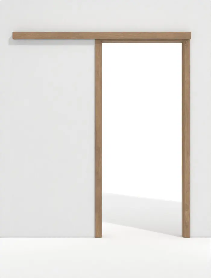 WESTAG system drzwi przesuwnych naścienny dąb Adria Ei 767 PortaLit CPL z ościeżnicą