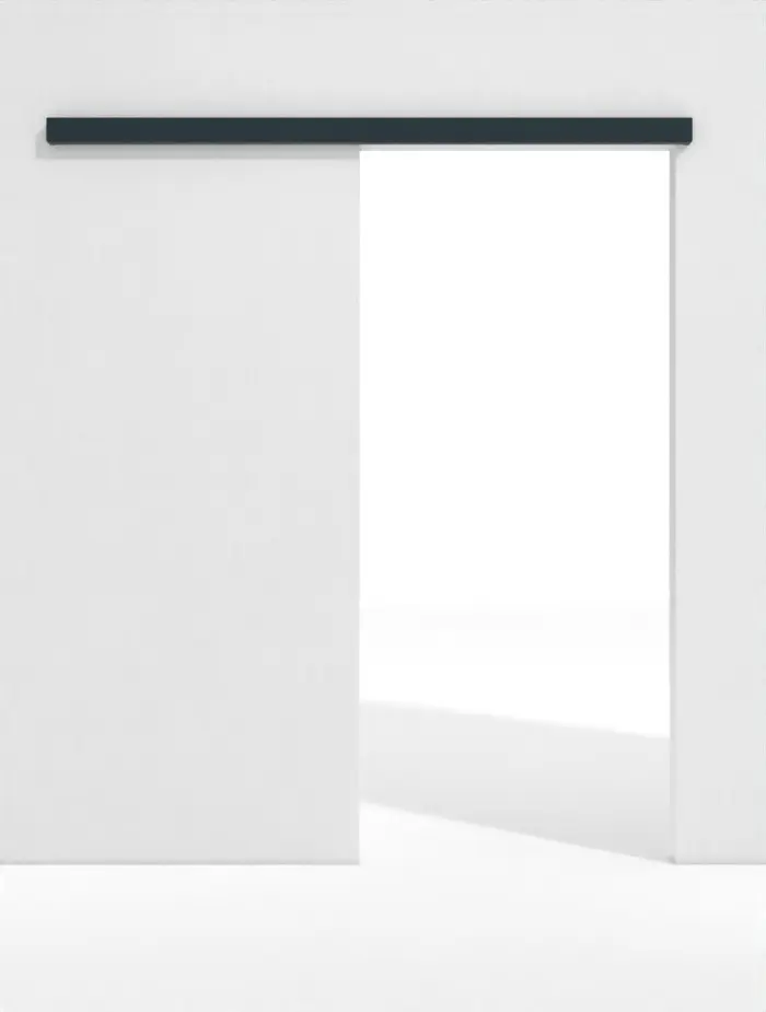 WESTAG system drzwi przesuwnych naścienny tytanowa szarość A 416 PortaLit CPL bez ościeżnicy