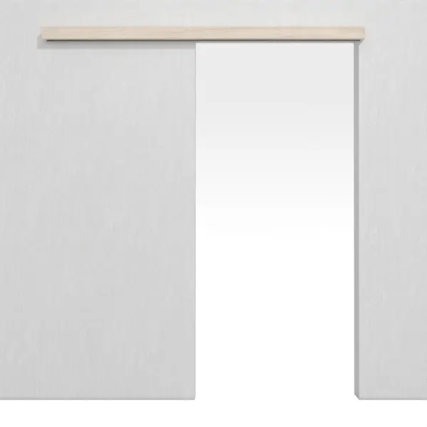 WESTAG naścienny system drzwi przesuwnych orzech włoski Embla NU 324 PortaLit CPL bez ościeżnicy