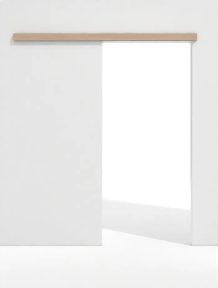 WESTAG naścienny system drzwi przesuwnych pinia jasna Pi 11 PortaLit CPL bez ościeżnicy