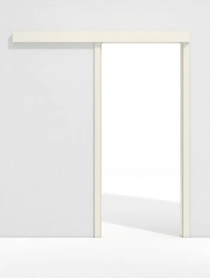 GARANT system drzwi przesuwnych naścienny biały lakier 9010 CePaL