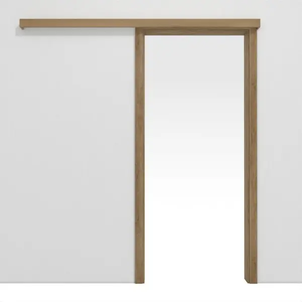 HÖRMANN system drzwi przesuwnych naścienny dąb naturalny Duradecor z ościeżnicą