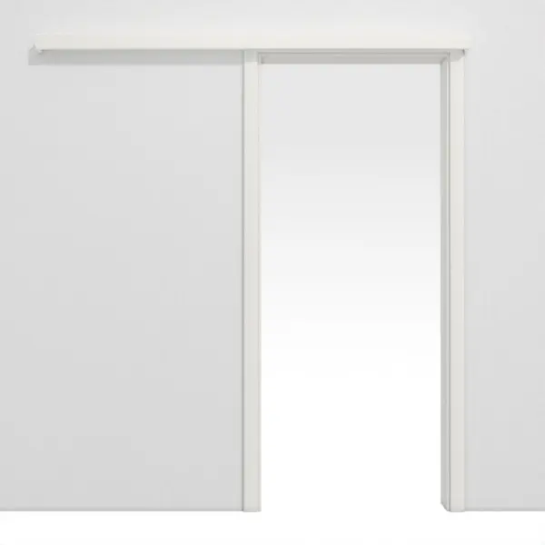 HÖRMANN System drzwi przesuwnych prowadzonych przed ścianą RAL 9016 Duradecor z ościeżnicą