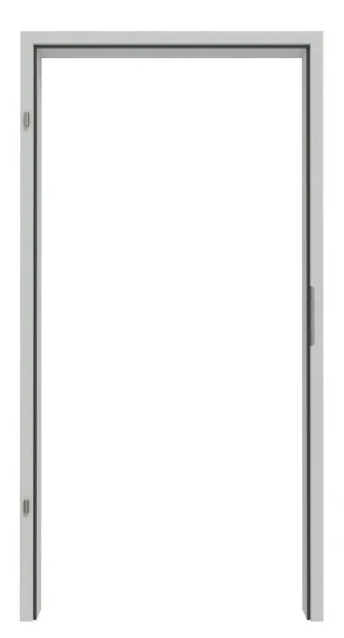 Widok frontowy w RAL 7035 firmy widok frontowy w RAL 7035 firmy 2-częściowa stalowa ościeżnica opaskowa do wszystkich rodzajów ścian - Hörmann