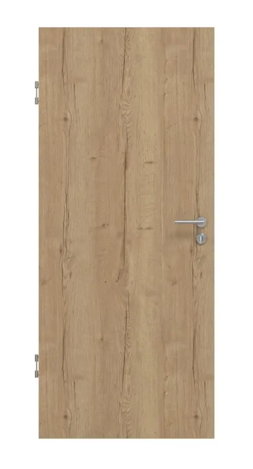 Widok frontowy drzwi termoizolacyjnych firmy GARANT Authentic dąb szczelinowy GCK08