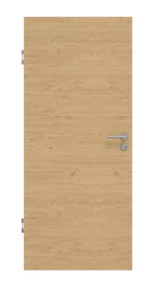Widok frontowy drzwi termoizolacyjnych firmy GARANT, wzdłuż, dąb sękaty Authentic GCK08