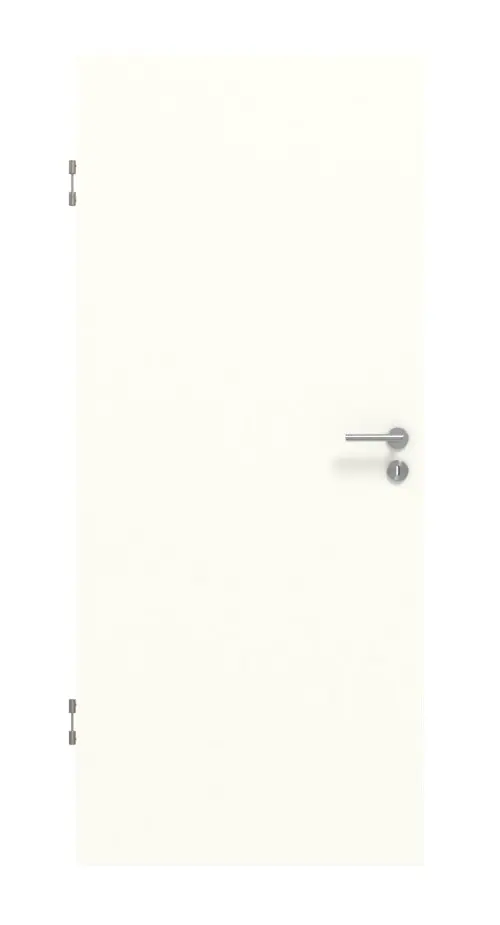 Widok frontowy drzwi termoizolacyjne GARANT W1000ST3 Premium biały GHK08