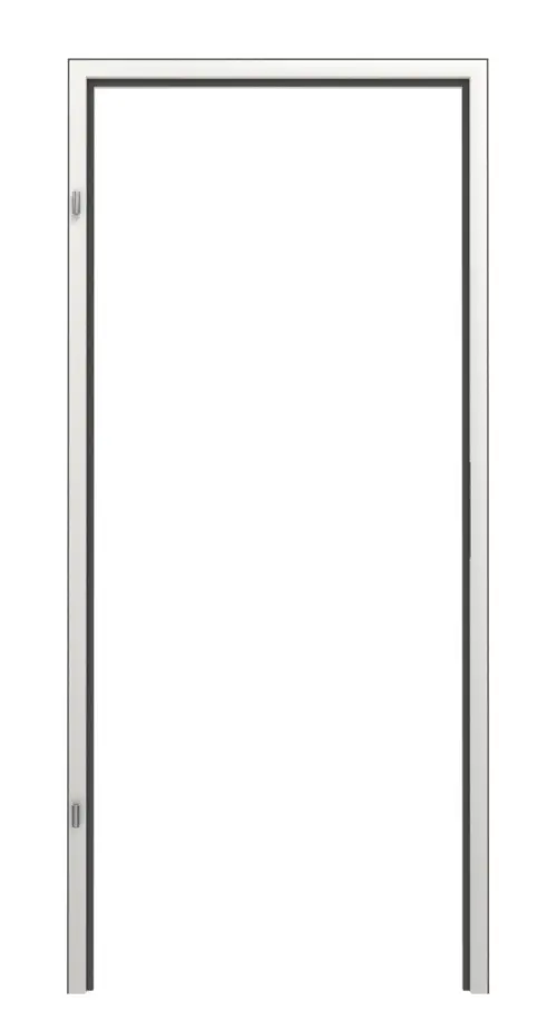 Widok frontowy 3 aluminiowej ościeżnicy blokowej RAL 9016 Trend do drzwi całoszklanych - Küffner