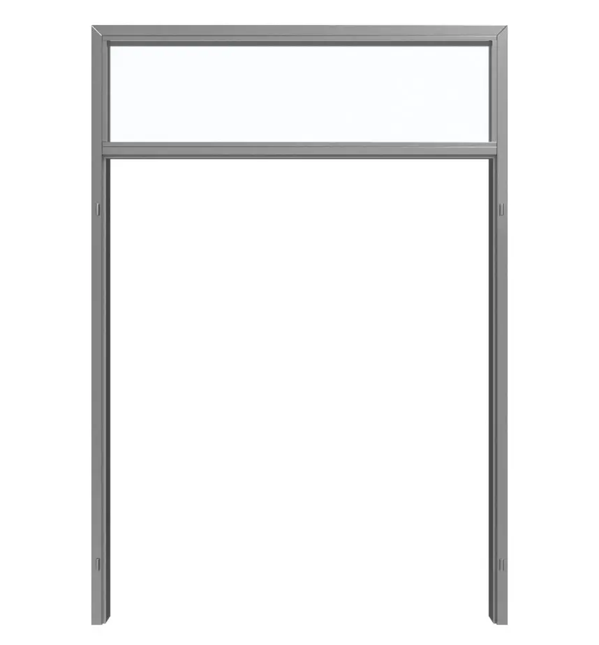 HÖRMANN stalowa ościeżnica do muru 2-skrzydłowa z naświetlem górnym oddzielonym poprzeczką