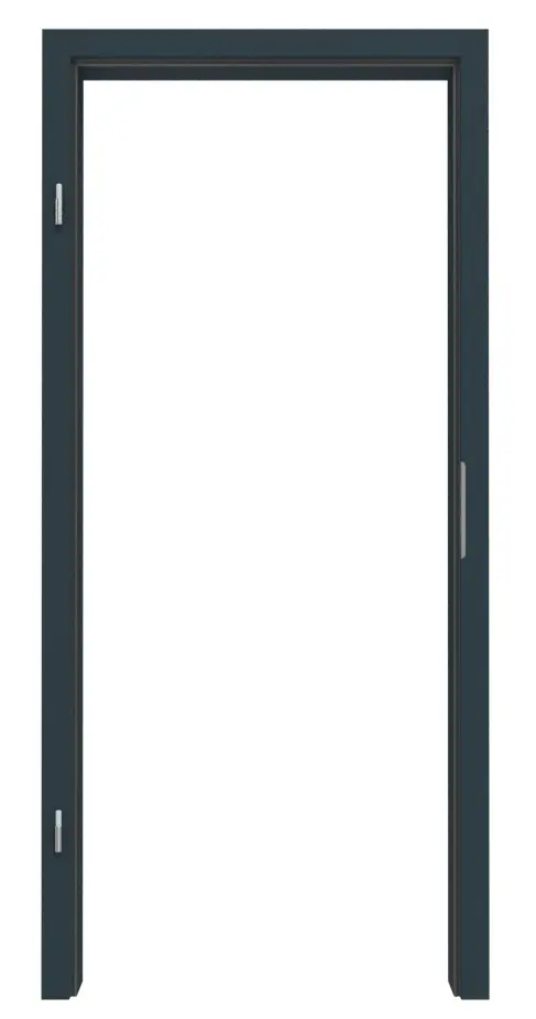 Ościeżnica WESTAG do drzwi dźwiękoszczelnych CPL tytanowo-szara A 416 PortaLit CPL z prostokątną krawędzią