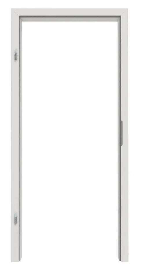 Widok frontowy ościeżnicy GARANT 0160-60 Silver Grey CPL z małą zaokrągloną krawędzią