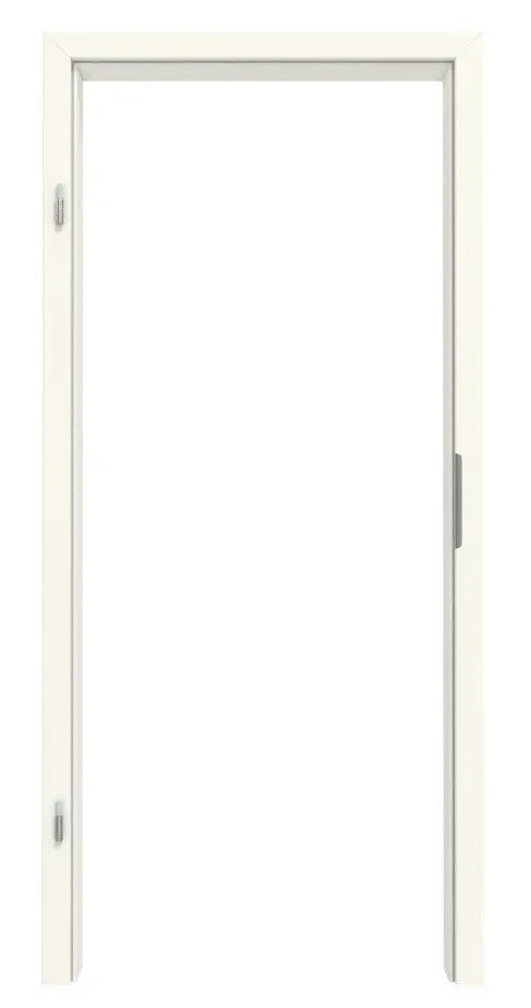 Widok frontowy ościeżnicy 9417-60 marki GARANT, powierzchnia CPL snow white z małą zaokrągloną krawędzią.