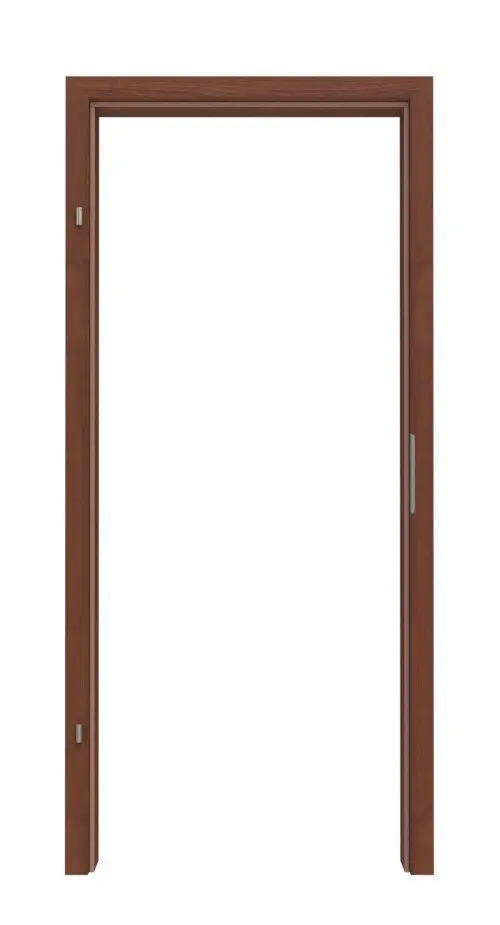 CLASSEN ościeżnica do drzwi wejściowych do mieszkania włoski orzech włoski CPL z zaokrągloną krawędzią