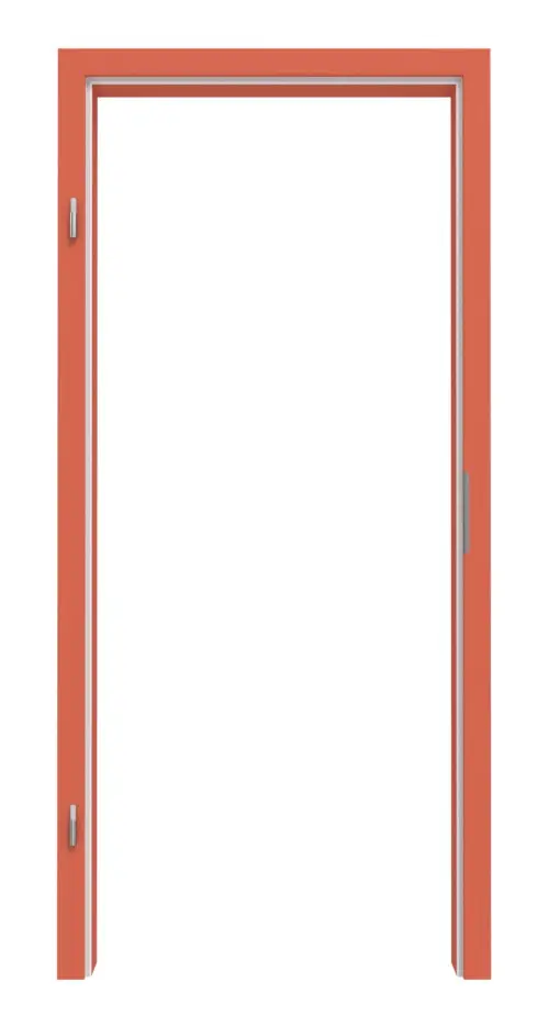 Zdjęcie ościeżnicy RAL 2012 łososiowy, zaokrąglona krawędź - Lebo