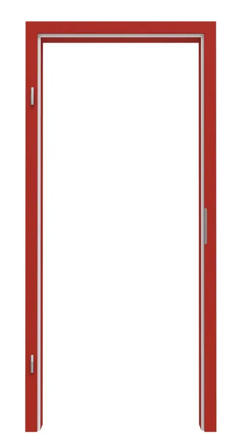 Zdjęcie ościeżnicy RAL 3000 czerwony ognisty zaokrąglona krawędź - Lebo