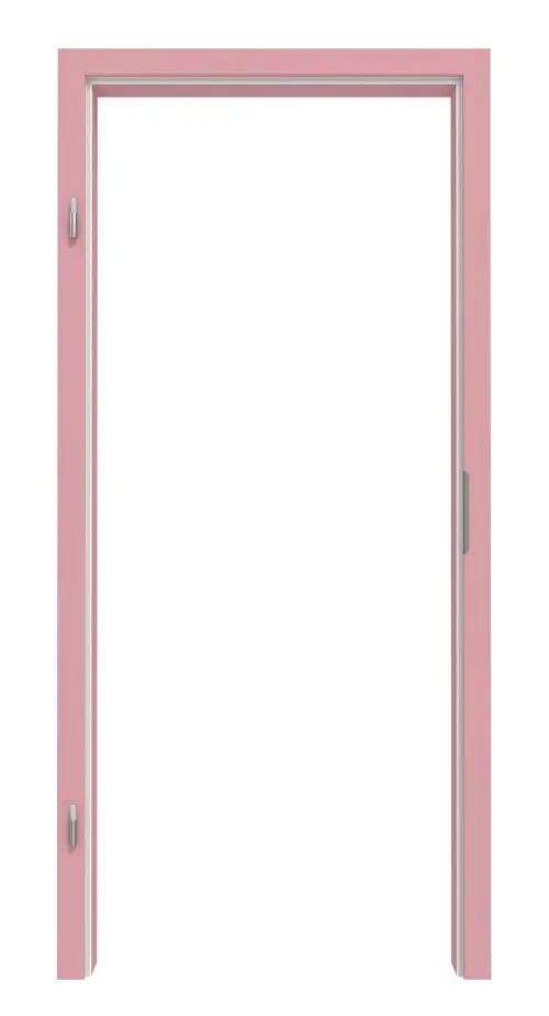 Zdjęcie ościeżnicy RAL 3015 różowy jasny zaokrąglony krawędź - Lebo