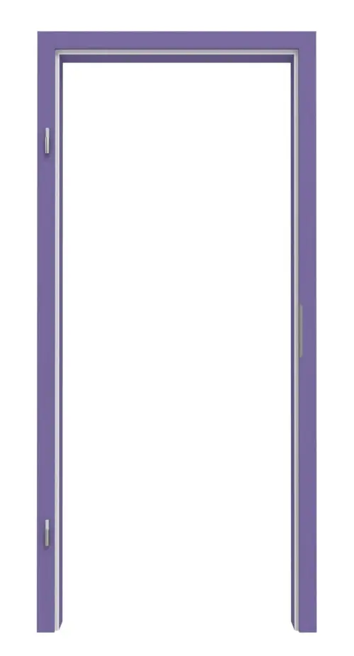 Zdjęcie ościeżnicy RAL 4005 niebieski liliowy zaokrąglona krawędź - Lebo