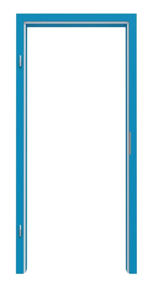 Zdjęcie ościeżnicy RAL 5012 niebieski lekki zaokrąglona krawędź - Lebo