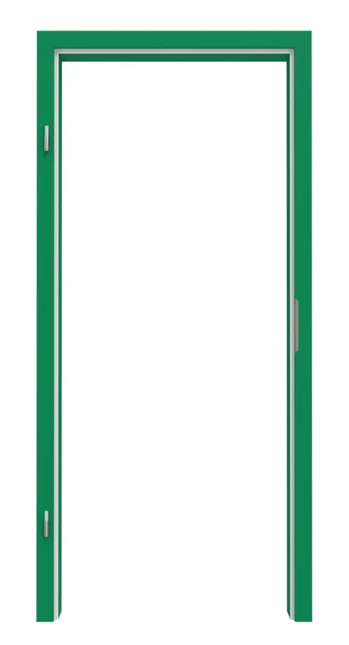 Zdjęcie ościeżnicy RAL 6024 traffic green, zaokrąglona krawędź - Lebo