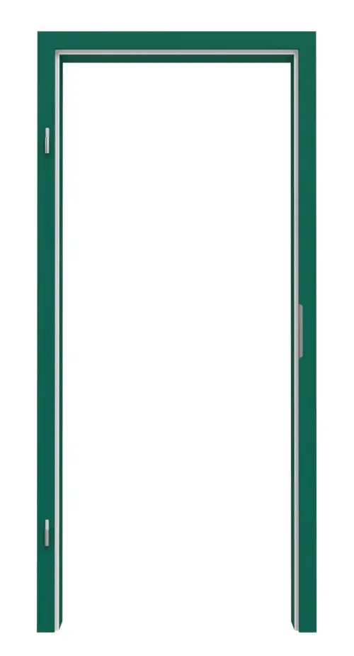 Zdjęcie ościeżnicy RAL 6026 zielony opal zaokrąglona krawędź - Lebo