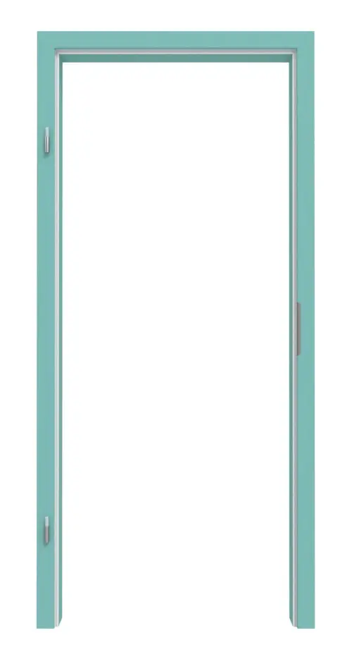 Zdjęcie ościeżnicy RAL 6027 turkusowy jasny zaokrąglona krawędź - Lebo