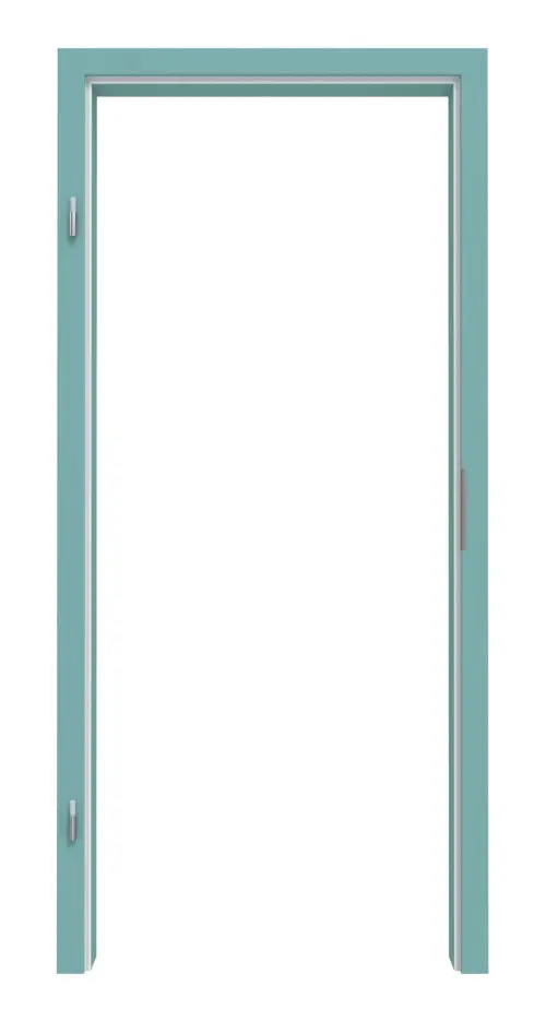 Zdjęcie ościeżnicy RAL 6034 turkusowy pastelowy zaokrąglona krawędź - Lebo