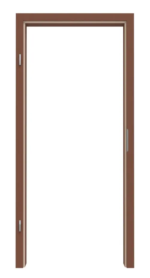 Zdjęcie ościeżnicy RAL 8002 brązowy sygnałowy, zaokrąglona krawędź - Lebo