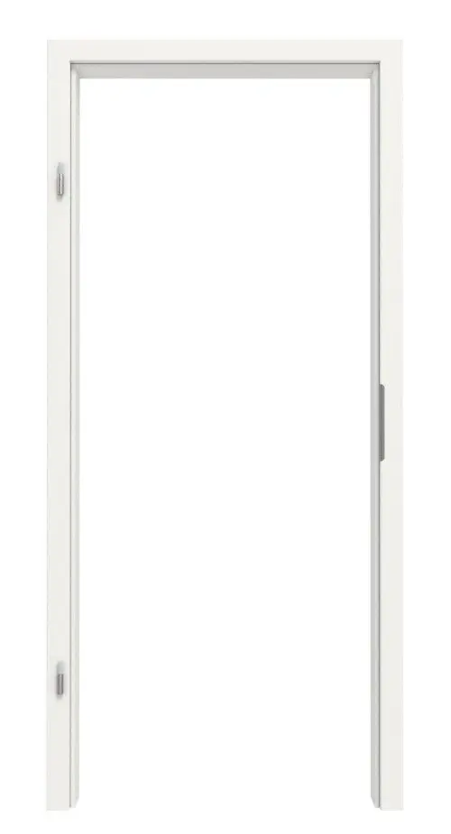 Widok frontowy ościeżnicy białej RAL 9016 CPL z zaokrągloną krawędzią - Classen