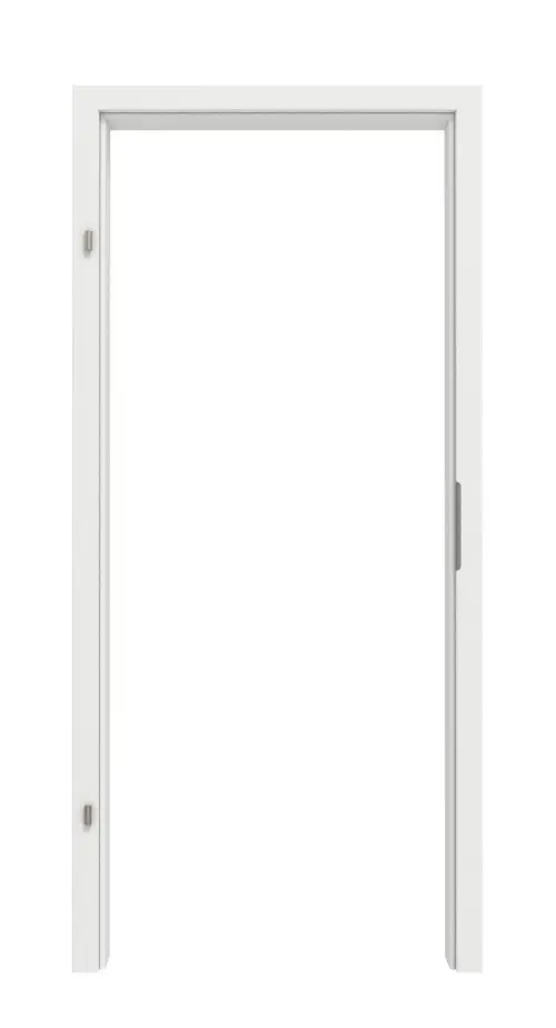 Widok frontowy ościeżnicy biały matowy CPL z zaokrągloną krawędzią - Classen