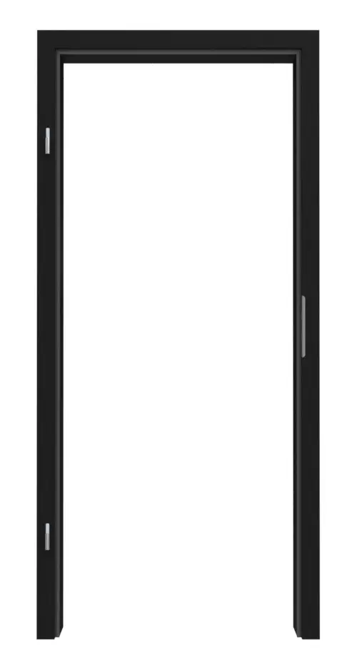 HÖRMANN Ościeżnica czarna RAL 9005 lakier matowy z prostą krawędzią
