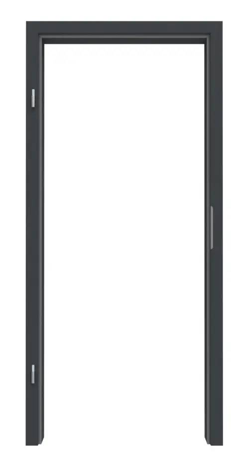 HÖRMANN ościeżnica drewniana do drzwi przeciwpożarowych szary antracytowy RAL 7016 lakier ProLine z zaokrągloną krawędzią