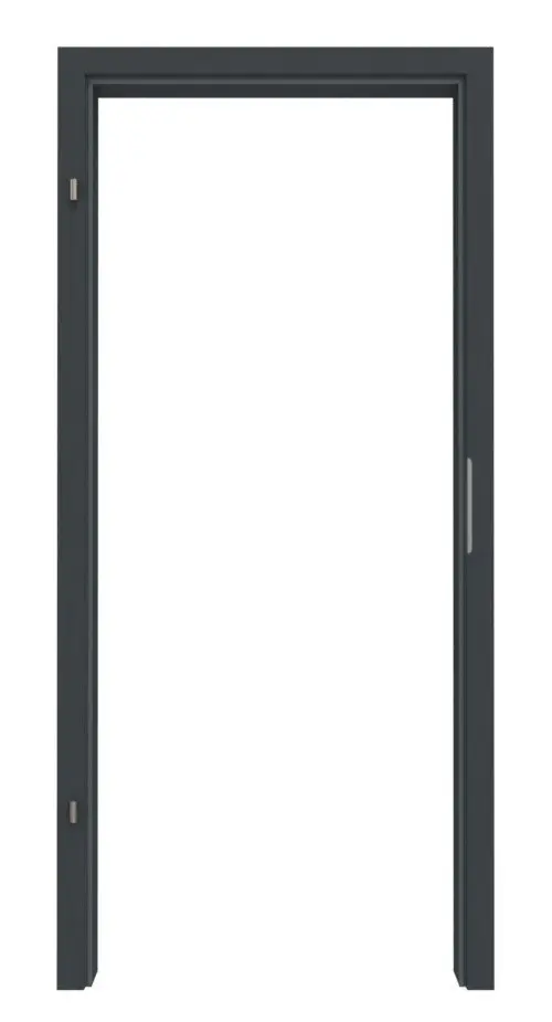 HÖRMANN ościeżnica do drzwi wejściowych do mieszkania ultramatowy antracyt Concepto z zaokrągloną krawędzią