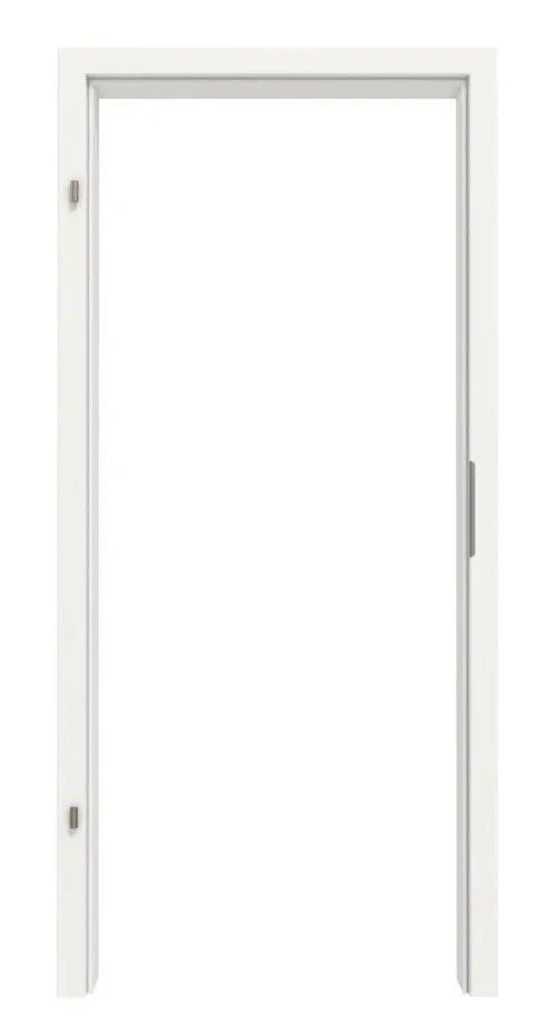 HÖRMANN ościeżnica do drzwi wejściowych do mieszkania biel ultramatowa Concepto z zaokrągloną krawędzią
