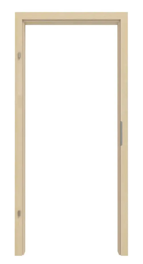 Widok frontowy ościeżnica klon kanadyjski fornirowane drewnem naturalnym prostokątna krawędź VZ-6 drzwi do mieszkania