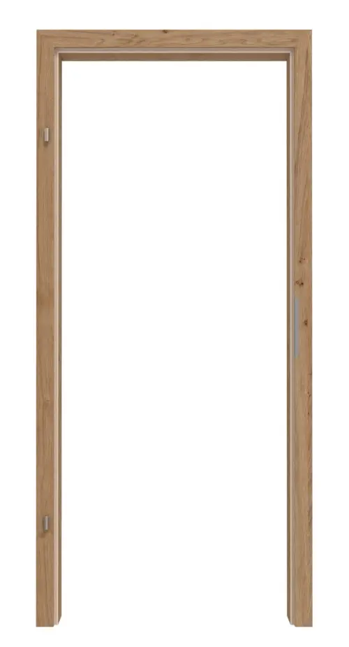 Zdjęcie 4: ościeżnica dąb europ. sękaty fornirowane drewnem naturalnym prostokątna krawędź VZ-6 drzwi wejściowe do mieszkania
