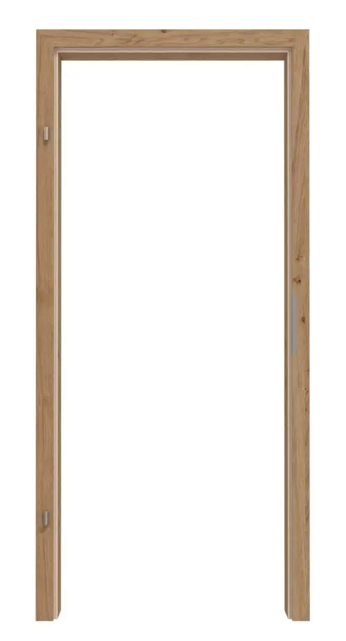 Zdjęcie 4: ościeżnica dąb europ. sękaty fornirowana drewnem naturalnym prostokątna krawędź VZ-6 drzwi dźwiękoszczelne