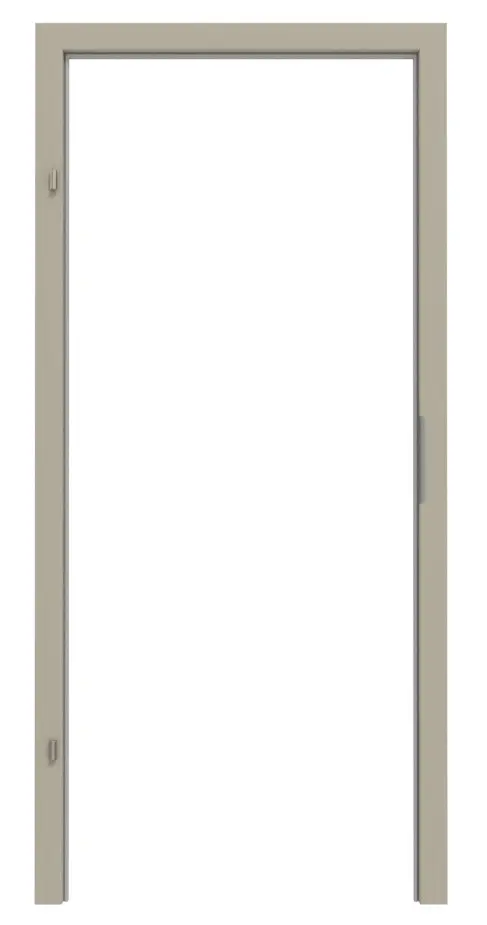 GARANT rama osłonowa do drzwi ochronnych matowy szary jedwabisty 7044 G-TEC z zaokrągloną krawędzią