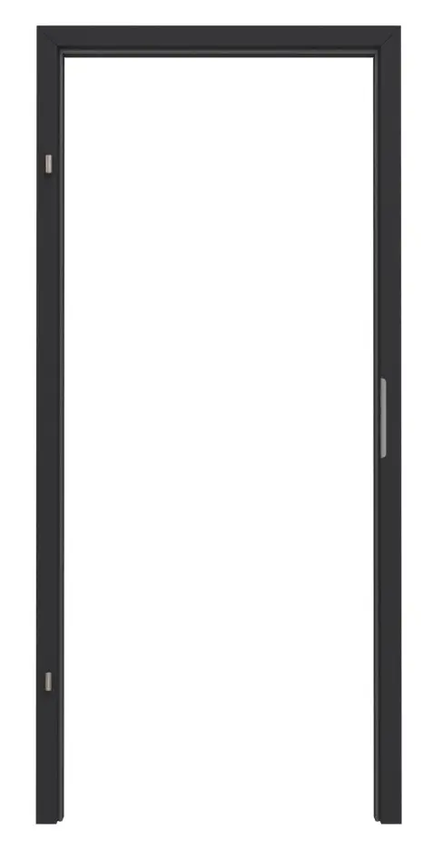 GARANT rama blokowa do drzwi przeciwpożarowych matowy RAL 9005 G-TEC z zaokrągloną krawędzią