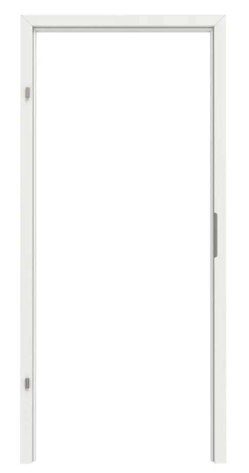 GARANT rama blokowa do drzwi dymoszczelnych matowy biały lakier 9016 G-TEC z zaokrągloną krawędzią