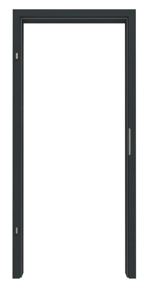 GARANT ościeżnica do drzwi wewnętrznych do obiektu U12000SD wulkaniczna czerń GHK08 z prostokątną krawędzią