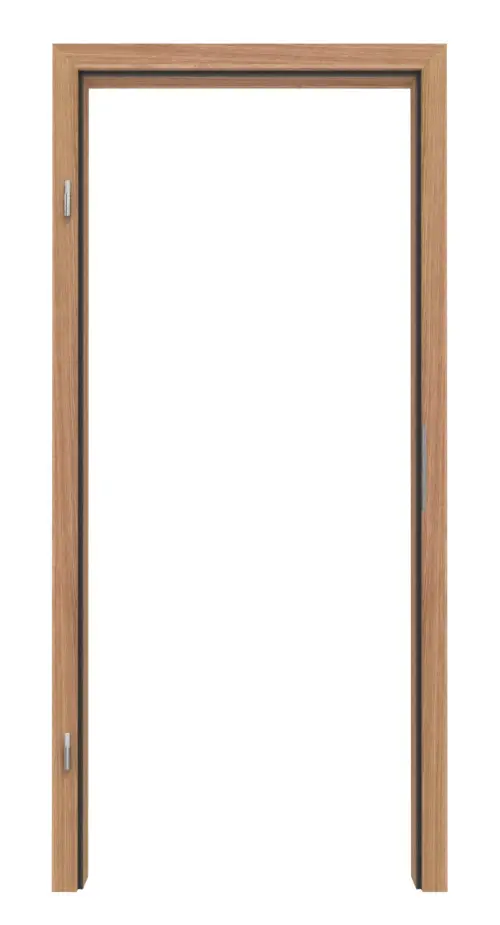LEBO ościeżnica Euro dąb deskowany matowy fornirowana drewnem naturalnym z prostokątną krawędzią