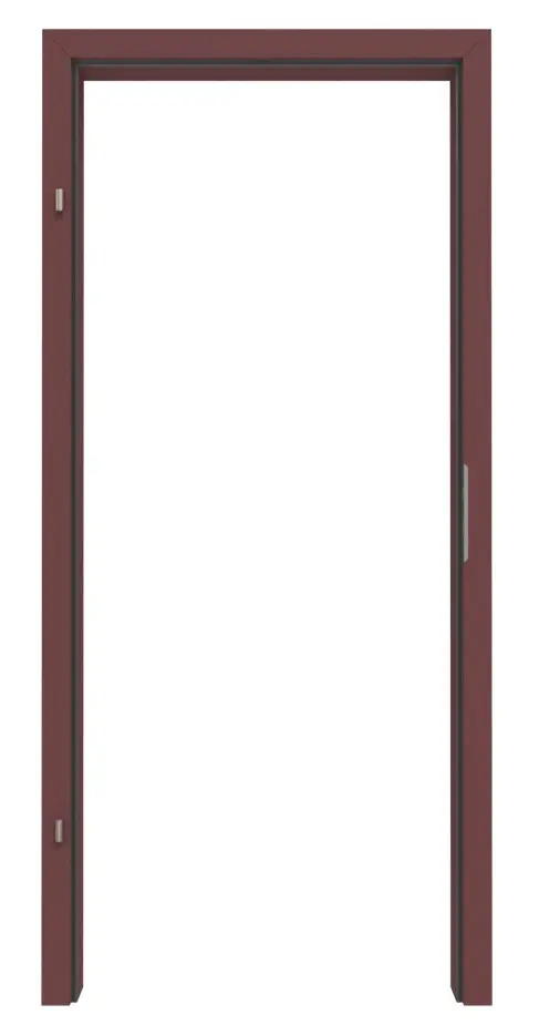 WESTAG ościeżnica do drzwi wejściowych do mieszkania Rosso Jaipur FX 0751 FENIX NTM z prostokątną krawędzią.