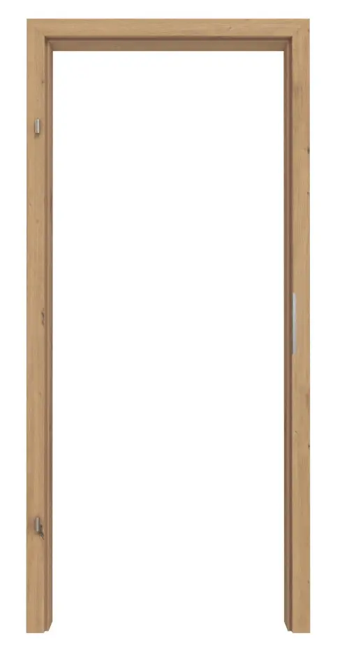 WESTAG ościeżnica do drzwi wejściowych do mieszkania Artis dąb Ei 793 PortaLit CPL z zaokrągloną krawędzią