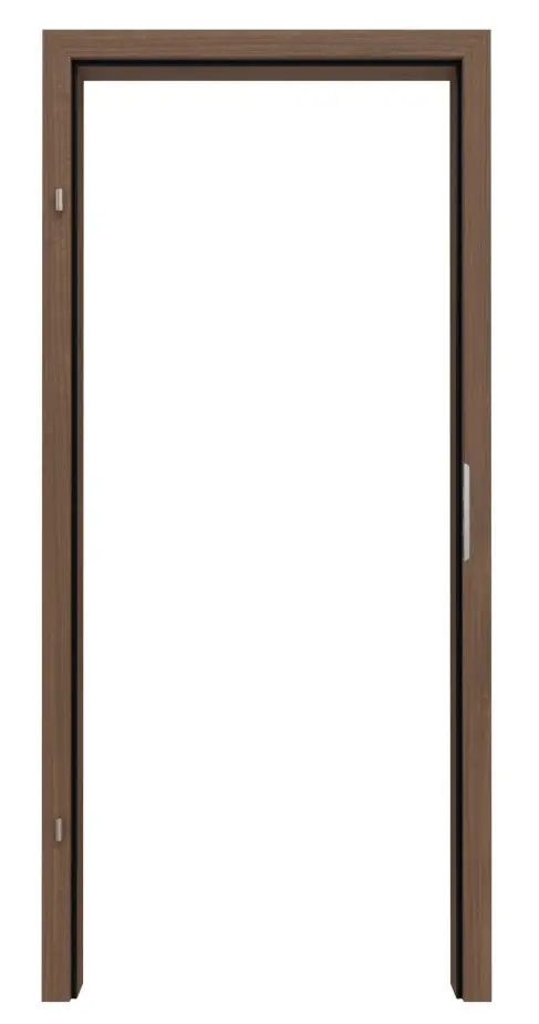 WESTAG ościeżnica do drzwi dźwiękoszczelnych orzech włoski Trentino NU 717 PortaLit CPL z zaokrągloną krawędzią