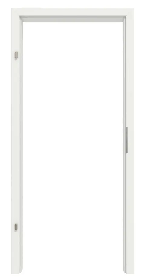 WESTAG ościeżnica do drzwi dymoszczelnych sira biały (podobna do RAL 9003) WestaLack Soft z zaokrągloną krawędzią.