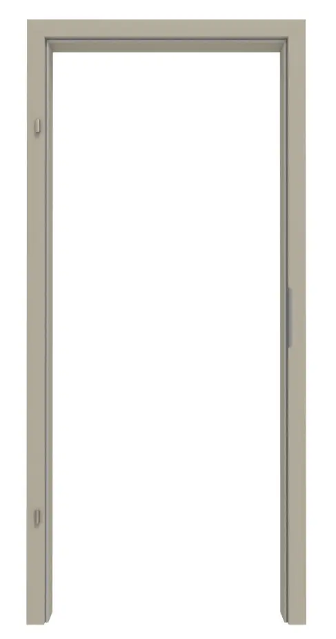 GARANT ościeżnica do drzwi dźwiękoszczelnych matowy szary jedwabisty 7044 G-TEC z małą zaokrągloną krawędzią