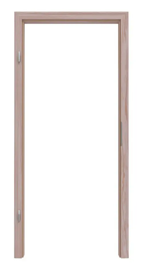 Widok frontowy ościeżnica z drewna litego Świerk bezsęczny profilowany profil B