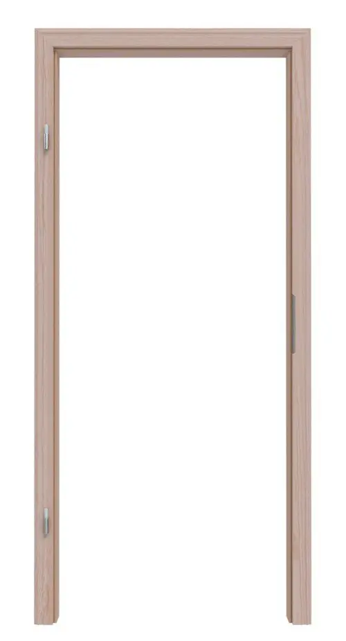 Widok frontowy ościeżnicy z drewna litego sosna bezsęczna profilowany profil B